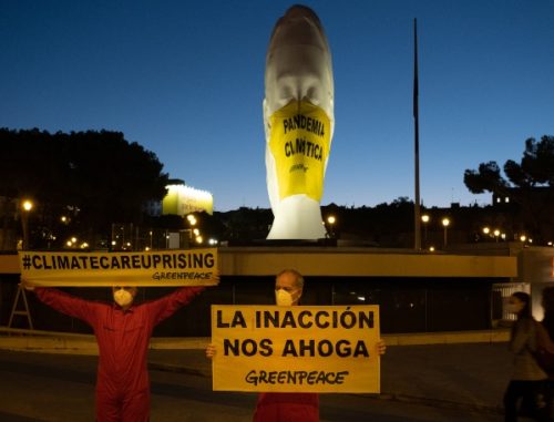 accion greenpeace crisis climática