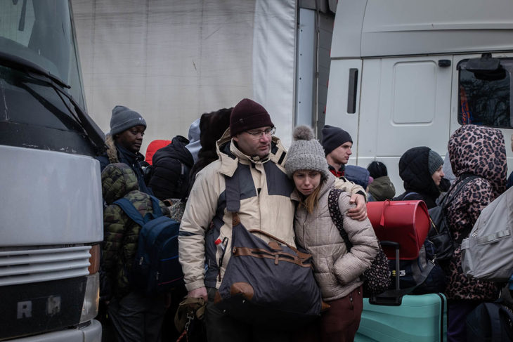 Refugiados guerra en Ucrania