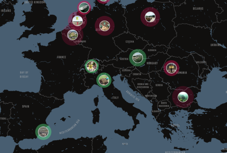 Mapa interactivo de Europa