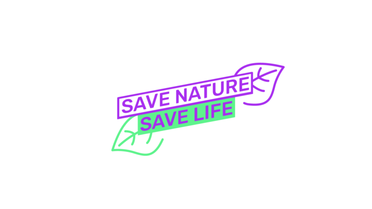 dynamic logo save nature save life_plant