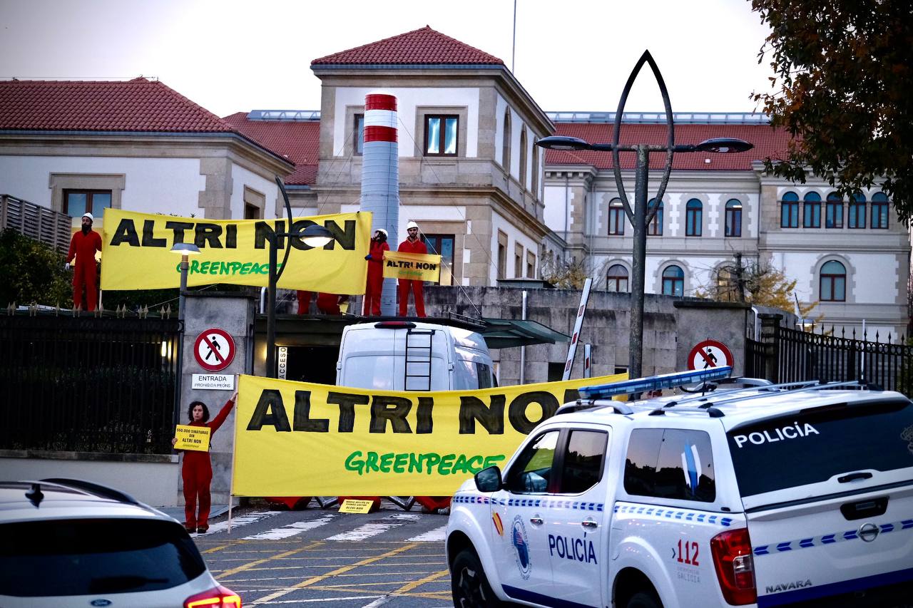 Protesta contra Altri