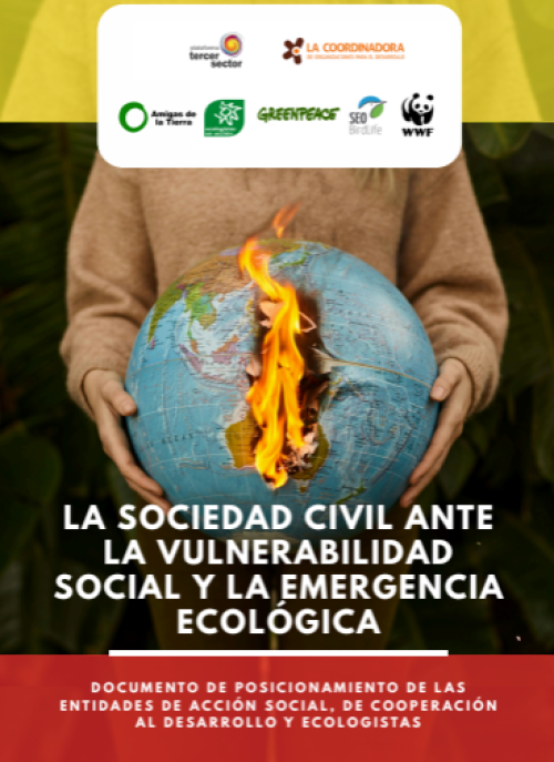 Documento conjunto 'La sociedad civil ante la vulnerabilidad social y la emergencia ecológica'