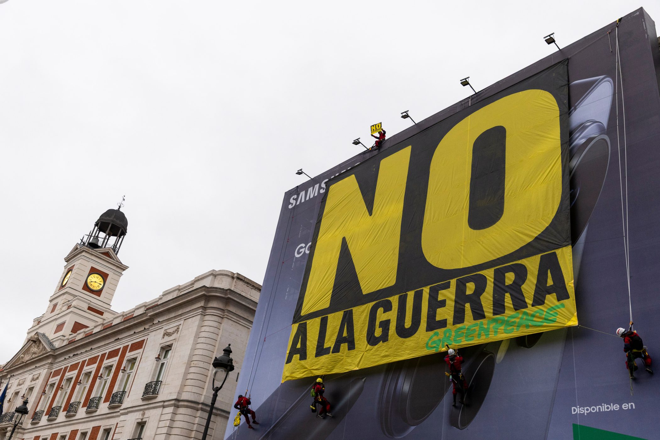 Acción No a la Guerra en Madrid, 2026