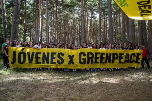 jóvenes por greenpeace