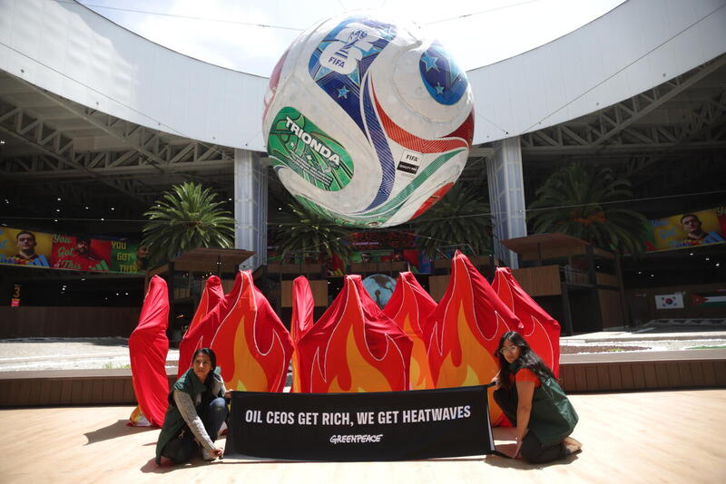 Datos climáticos del Mundial de Fútbol más contaminante de la historia - ES | Greenpeace España